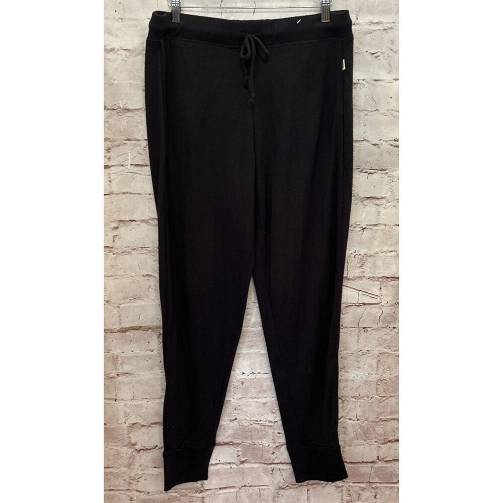 UGG Womens Casia Jogger Pant Black Size L Loungwear Casual Soft Knit NEW